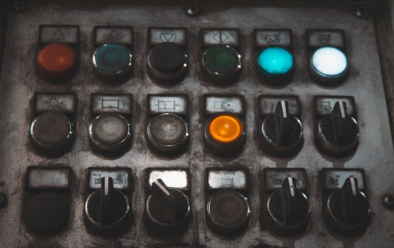 A control board of many switches